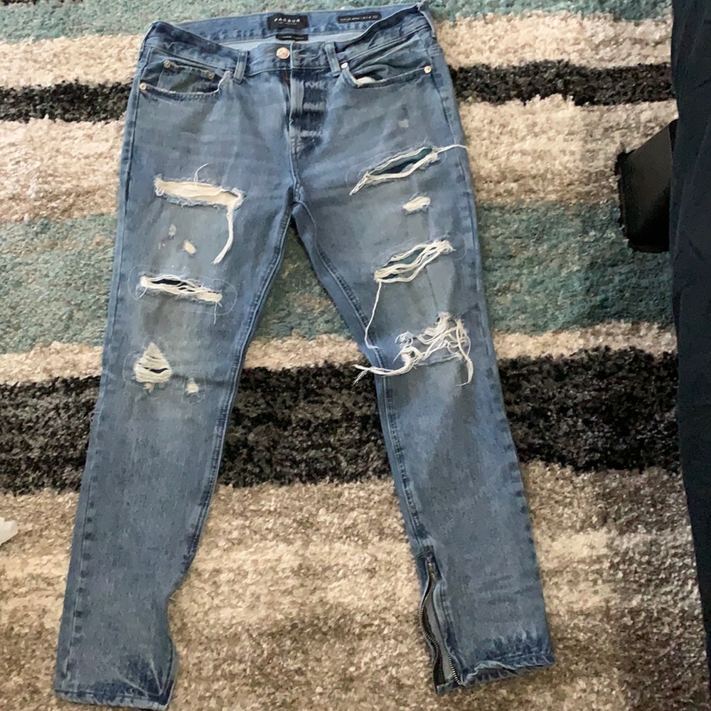 Pacsun cut stacked skinny vertical stretch jeans